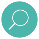Circle,Content,Edit,Line,Magnifying glass,Search,Thin